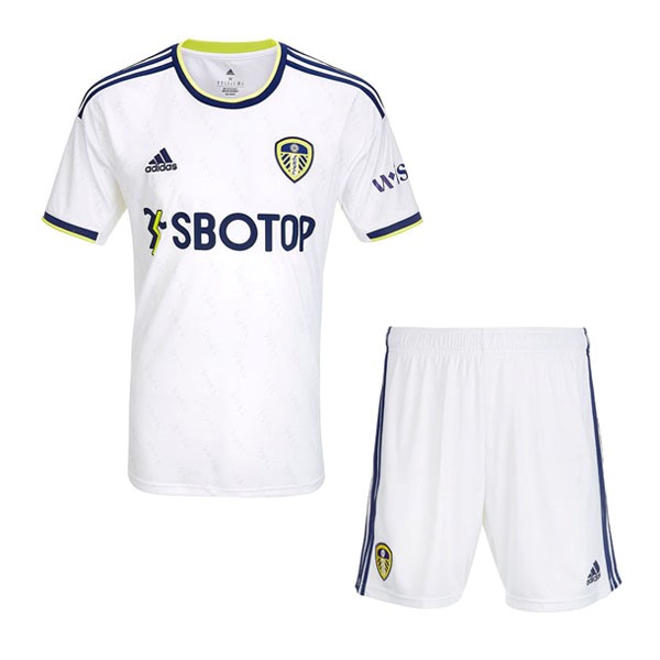 Camiseta Leeds United Replica Primera Ropa Niño 2022/23